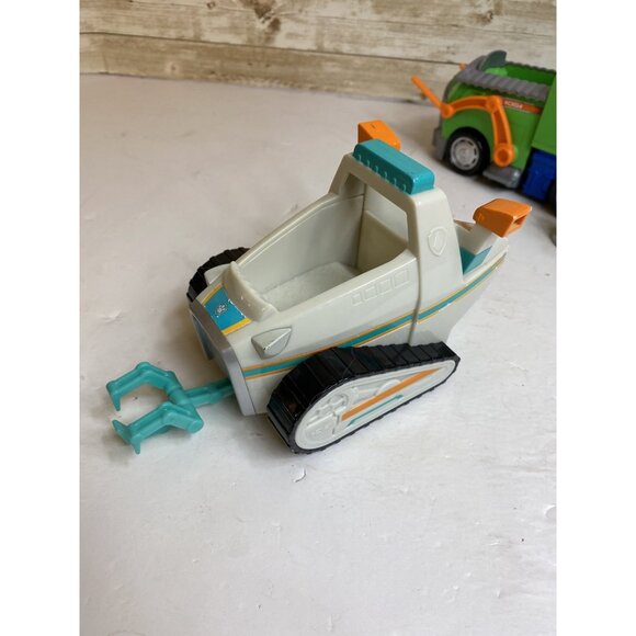 Odd Lot PAW Patrol ROCKY And Recycling Truck EVEREST Snow Mobile Vehicle - Picture 14 of 16